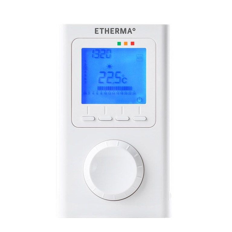 Etherma Stralingspaneel systeemplafond 600 Watt met draadloze thermostaat ET14a