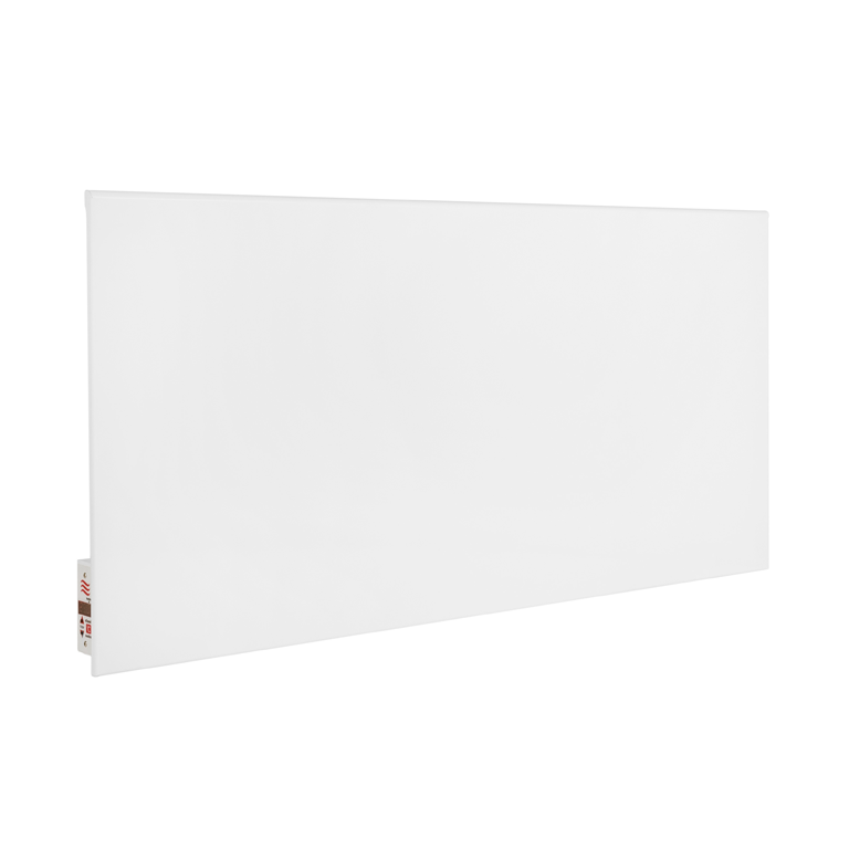 Mobiele Metalen Infrarood Verwarming met Thermostaat - IR Paneel Wit 700 watt 