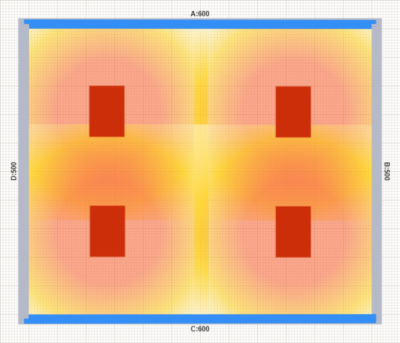 Elektrisch verwarmen woonkamer als hoofdverwarming